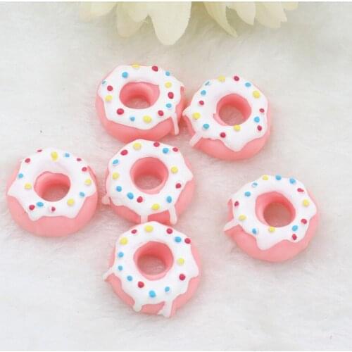 50pcs/lot resin cabochons accessories kawaii flat back resin food