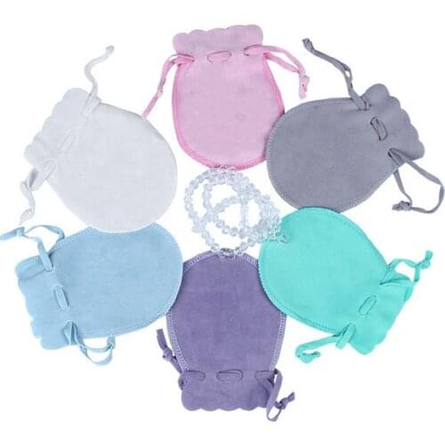 Wholesale 50pcs/lot 9x12cm Velvet Drawable Bag Small Gourd Pouch Favor Charms Gifts Cosmetics Jewelry Packaging Bags