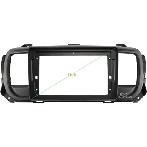 9 INCH Car Audio Frame GPS Navigation Fascia Panel Car dvd Plastic Frame Fascia is suitable for CITROEN JUMPY/ SPACETOURER