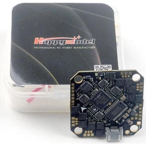 Happymodel CrazyF411 AIO F4 2-4S Flight Controller W/ Frsky Receiver Built-in 20A BL_S ESC For RC FPV Racing Drone Toothpick