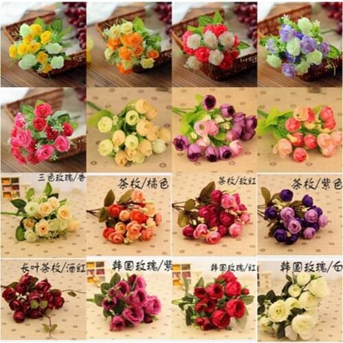 2pcs/lot 30CM Artificial Rose Flowers Wedding Bride Bouquet Silk Flower DIY Home Wedding Party Decor Rose Flowers 004007
