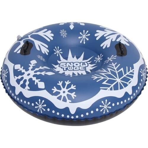 Ski Circle With Handle Inflatable Ski Circle Of Snow Tube Skiing Thickened Size Circle Snow Water Ski Winter Sledges Skiing Part