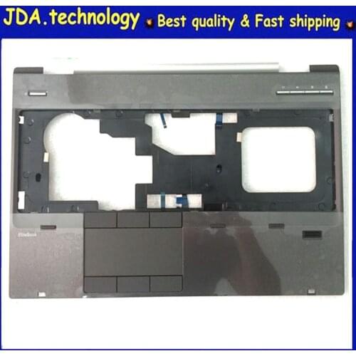 MEIARROW New laptop top case For HP 15.6" EliteBook 8560w Palmrest topcase upper cover keyboard bezel Touchpad,652652-001