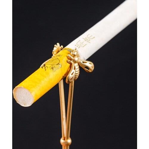 Bee Shape Cigarette Holder Cigarette Ring For Mens And Womens Slim Cigarettes For Rolled Tobacco Smoke Holder