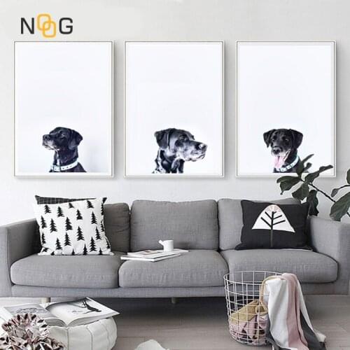 NOOG Nordic poster Picture Wall Art Canvas Painting Wall Picture Dog Newspaper Posters And Print Wall Pictures No Poster Frame