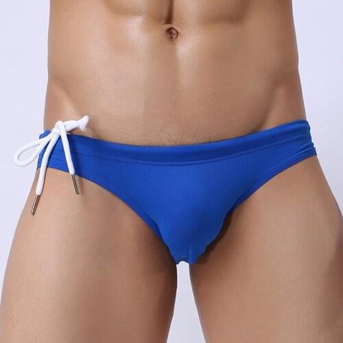 New Mens Underwear Sexy Bikini Low Waist Briefs Gay Men Underpants Breathable Male Panties
