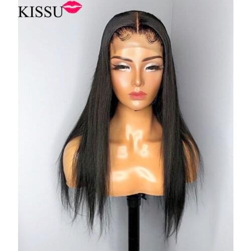 Pre Plucked Human Hair Lace Frontal Wigs Wholesale Bone Straight Lace Front Wig Brazilian Hair Wigs For Women 4x4 Closure Wig