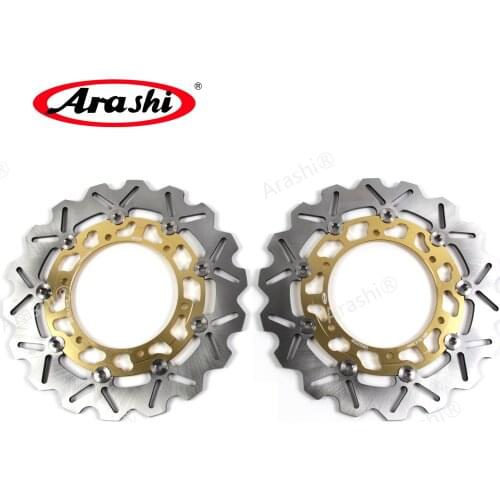 ARASHI CNC Front Brake Discs For YAMAHA XV ROADLINER 1900 2006 Brake Rotors Disks FJR1300 XJR1300 TDM900 R1 FZS FAZER - 1000