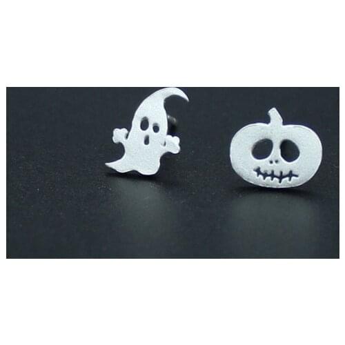 Real 925 Sterling Silver All Saints' Day Stud Earrings for Women Girls Fashion sterling-silver-jewelry brincos brinco