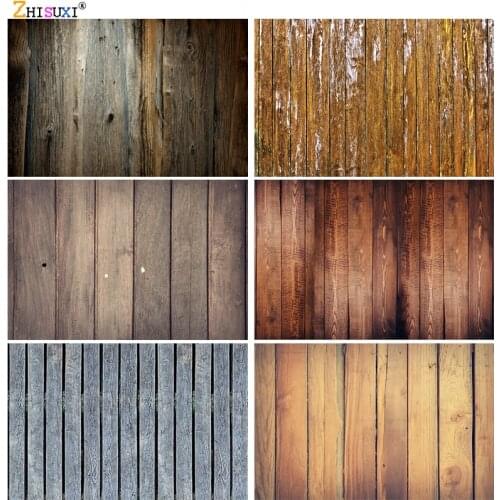 SHISUI Vinyl Retro Wooden Floor Portrait Photography Backdrops For Photo Studio Background Props 21213 CCMM-06