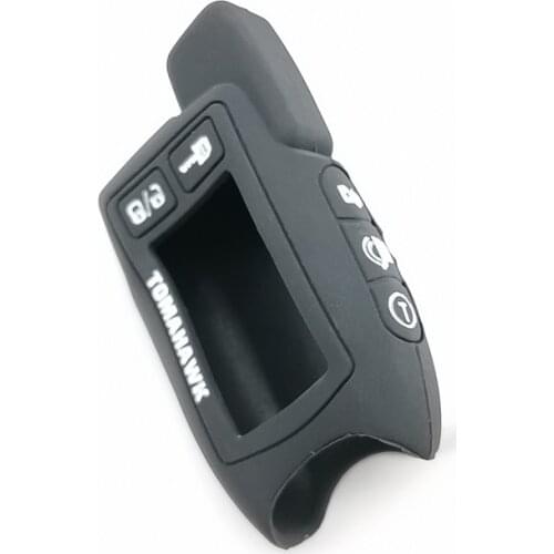 TW 9.5 LCD Remote Control Silica gel Key Fob Case for Russian Version Tomahawk 9.5 two way car alarm system Tomahawk 9.9 Cover
