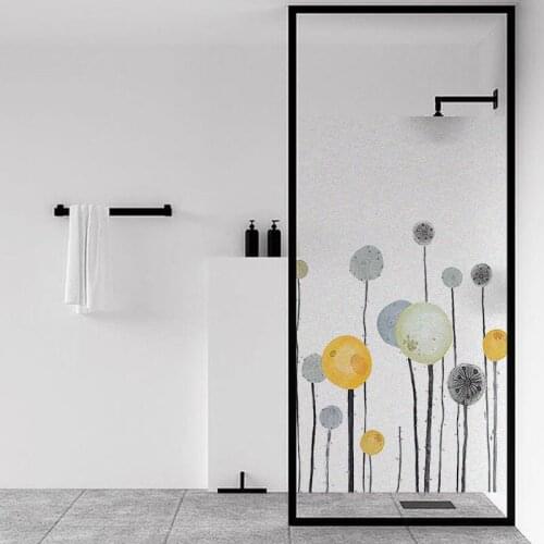 Static Cling Custom Size Window Sticker Mould-Proof Water-Proof Glass Film For Kitchen Bathroom Bedroom Balcony