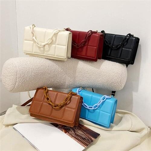 Fashion Small Crossbody Bags For Women Mini PU Leather Shoulder Messenger Bag for Girl Single-shouldered Bag Ladies Phone Purse