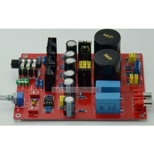 Headphone Amplifier BD139 BD140 LM833 Lehmann LM317 LM337 NOVER10000UF/35v*2