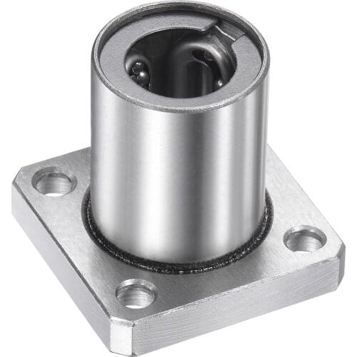 Uxcell Linear Ball Bearings Square Flange for CNC 3D Printer, Electronic Equipment, Tensile Testing Machines