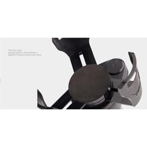 1pcs Car Dual Cup Holder Console Rubber ABS Adjustable Fiber Multifunctional