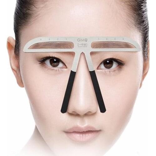 1 Pcs Tattoo Eyebrow Ruler Three-Point Position Permanent Makeup Symmetrical tool Grooming Stencil Shaper Eyebrow Balance Ruler