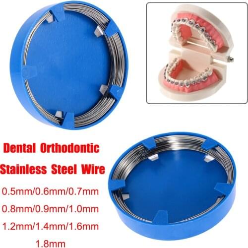 1pc Dental Orthodontic Stainless Steel Wire 0.5mm to 1.8mm Mayitr For Teeth Orthodontic Surgical Instruments Dentistry Lab Tools