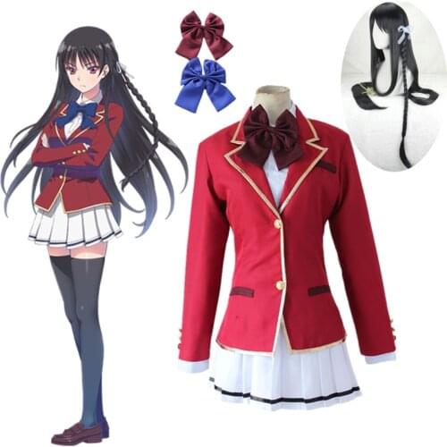 2020 Anime Classroom of the Elite Cosplay Costumes Horikita Suzune Dress Kushida Kikyou Cosplay Brand School Uniform Full Sets