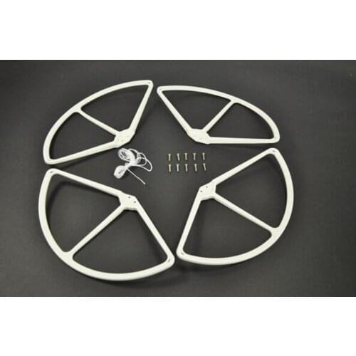 4PCS /set Of White Plastic Propeller Protection Cover DJI Phantom 1/2 Vision PROP Guard Bumper KIT For QuadCopter Helicopt