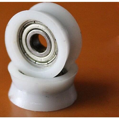 4pcs V Groove Wheel Guide Bearing Pulley Sealed Rail Ball Furniture 5*22*9.5mm