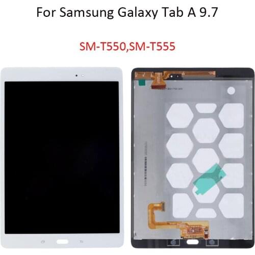 9.7"For Samsung Galaxy Tab A 9.7 SM-T550 SM-T555 LCD Display and Touch Screen Digitizer Assembly