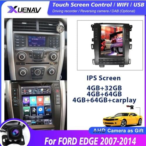 CAR RADIO PLAYER FOR FORD EDGE CAR GPS AUTORADIO NAVIGATION FOR FORD EDGE CAR MULTIMEDIA AUTO STEREO 2007-2014