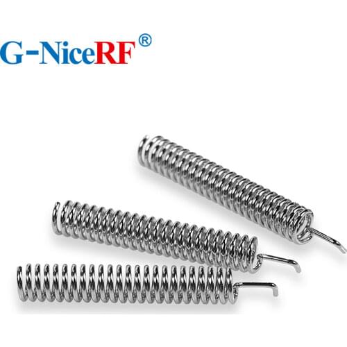 Free Shipping 100pcs SW433-TH32DN 433MHz Nickel Plated Spring Wireless RF Antenna