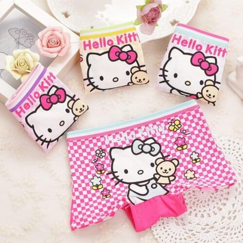 Children Clothes 4Pcs/Lot Kids girls Underwear Panties Girls Calcinha Infantil Baby Cotton printing Briefs Boxers Accessories