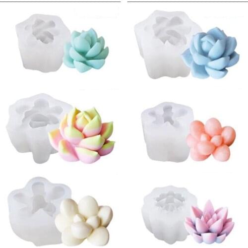 Flower Pot Mold Handmade Craft Clay Molds Multi-Function Silicone Pot Mold For Succulents Cactus Plants