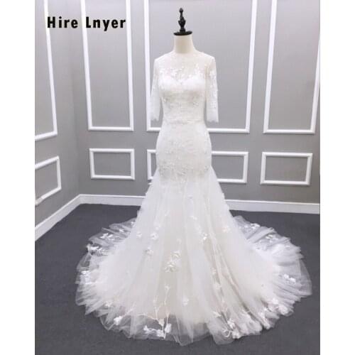 HIRE LNYER Lace Wedding Dresses