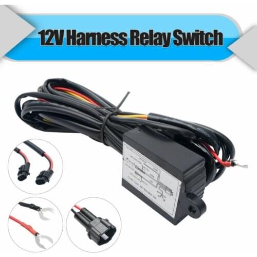 DRL Running Lights Relay Harness Auto Car Control On/Off Switch Relay DIM 12V