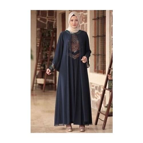 Your name is Navy Blue Delicate Evening Dress