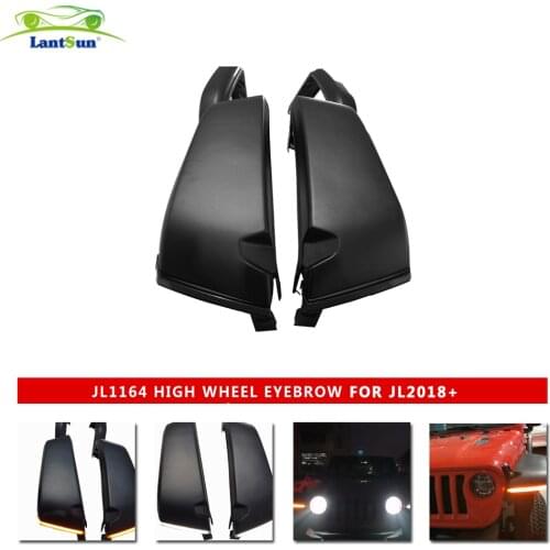 JL1164 car fender flare with led lights JL1164 For Jeep JL wrangler accessories 2018+ LANTSUN