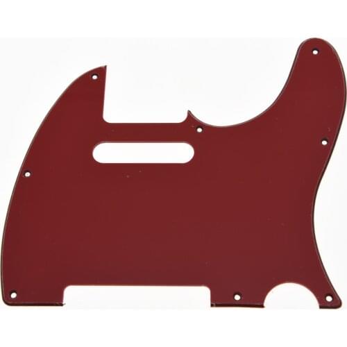 KAISH Red 3 Ply TL Guitar Pick Guard Scratch Plate Fits TL
