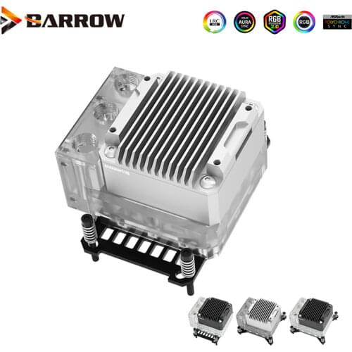 Barrow Integrated Watercooler Small Case Kit ,CPU Water Block Water Tank 17W PWM Pump For INTEL ,AMD AM3 AM4,X99 X299,LTPRK-04
