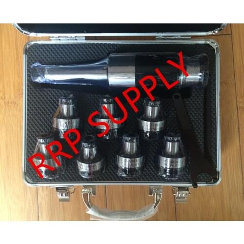MT3 Taper, GT12 M3-M12 tapping collet chuck set,Integrated MT3 arbor to ensure high precision, use on lathe and tailstock