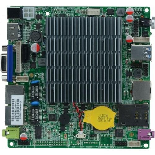 12CM *12 CM Nano itx motherboards fanless mini pc motherboard 12V J1900 CPU USB3.0