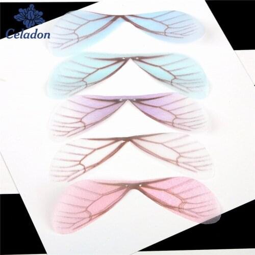 New Arrival Multi-colors Butterfly Wing Charms 8cm 4pcs/bag Trendy Charms for Earring Findings DIY Jewelry & Craft Makings