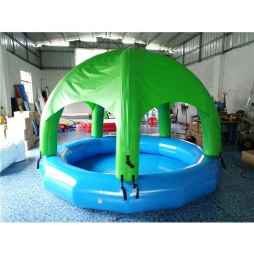 Outdoor mobile portable inflatable pool inflatable swimming pool inflatable tent combination toy