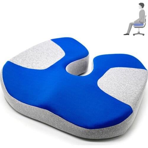 Memory Cotton Seat Cushion for Protecting Buttocks Office Students