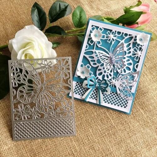 Butterfly Frame Metal Cutting Dies Stencil DIY Scrapbook Album Paper Card Mold