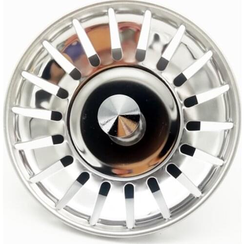 78MM Bathroom Sink Strainer 304 Stainless Steel Water Stopper Sink Sink Water Filter Plug Kitchen Sink Accessories Kitchen Tools