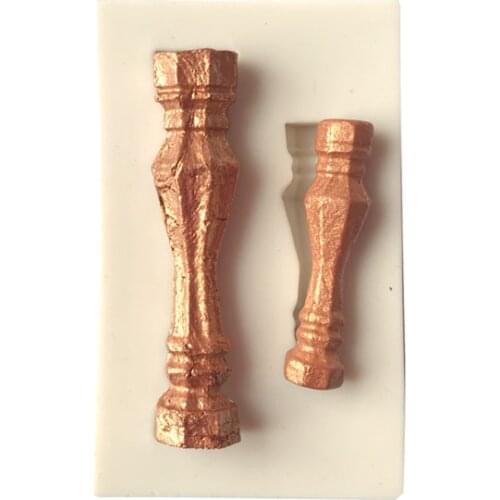 Rome Column Shaped Fondant Silicone Mold Craft Cake Decorating Tools DIY Cake Baking Mold Chocolate Candy Tools L103