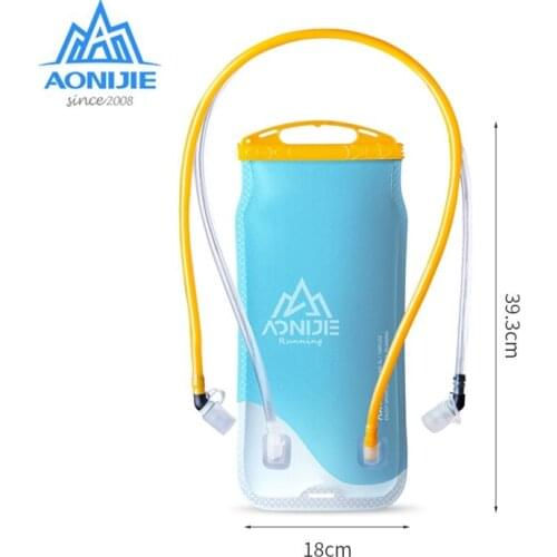 AONIJIE SD56 2L Water Bladder Hydration Pack Water Storage Bag BPA Free With Double Pipe SD56 For Outdoor Camping Hiking Running