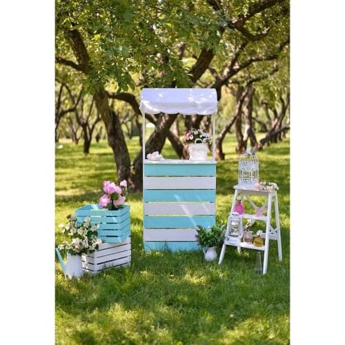 Fresh Style Photography Backdrops Sunshine Grass Orchard Backgrounds for Photo Studio Wedding Baby Shower Newborn Children Kid