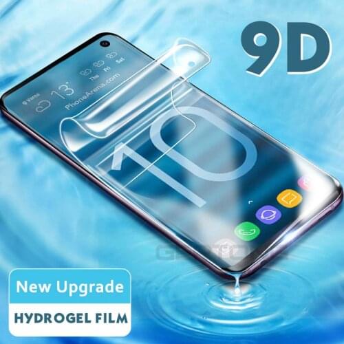 9D Soft Tempered Glass For Samsung Galaxy S8 S9 S20 S21 Plus Ultra Note 8 9 Hydrogel Film For Samsung S10E s10 Screen Protector
