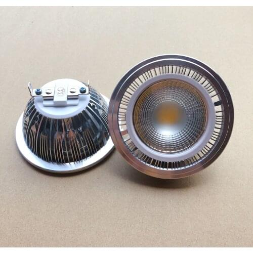 1pcs Free shipping Super Bright AR111 15W GU10 COB LED Downlight AR111 QR111 G53 LED Bulb light Dimmable AC110V/220V/DC12V