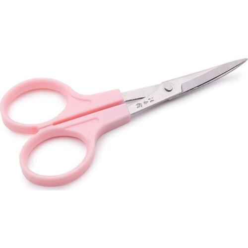 2pcs lot high quality curved blades embroidery cutter stainless steel yarn scissors 4.5inch
