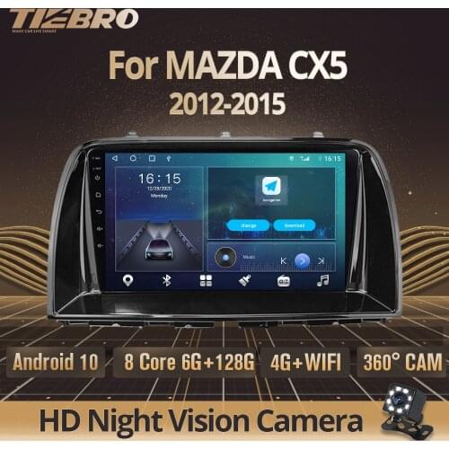 2DIN Android 10.0 Car Radio For MAZDA CX5 2012-2015 GPS Navigation Auto Radio Stereo Receiver DSP Car Receiver NO 2DIN DVD IGO